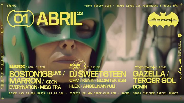 Cover for event: Boston168 + MARRØN + DJ Sweet6teen + Gazella + Tercer Sol