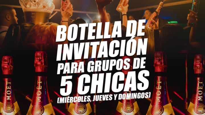 Cover for event: BOTELLAS GRATIS martes 14 mayo