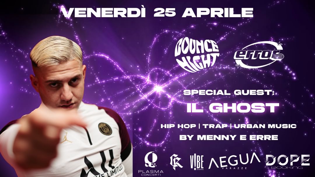 Copertina evento Bounce Night x Error 808 w/ Il Ghost