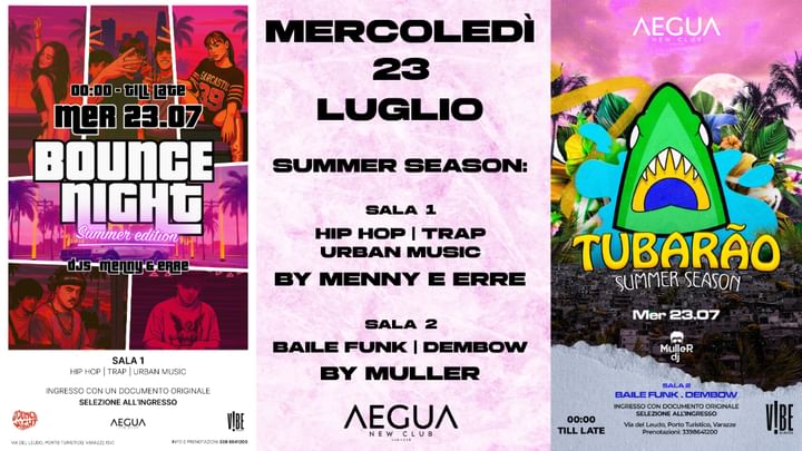 Cover for event: Bounce Night x Tubarão Summer Season