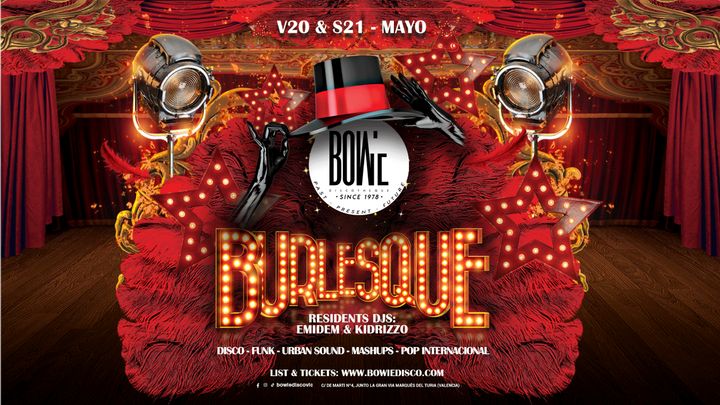 Cover for event: Bowie - Burlesque