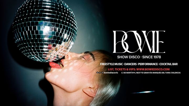 Cover for event: Bowie Disco Show - The Best Hits at Bowie: Come and Dance!
