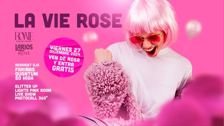 Cover for event: Bowie Show Disco - LA VIE EN ROSE