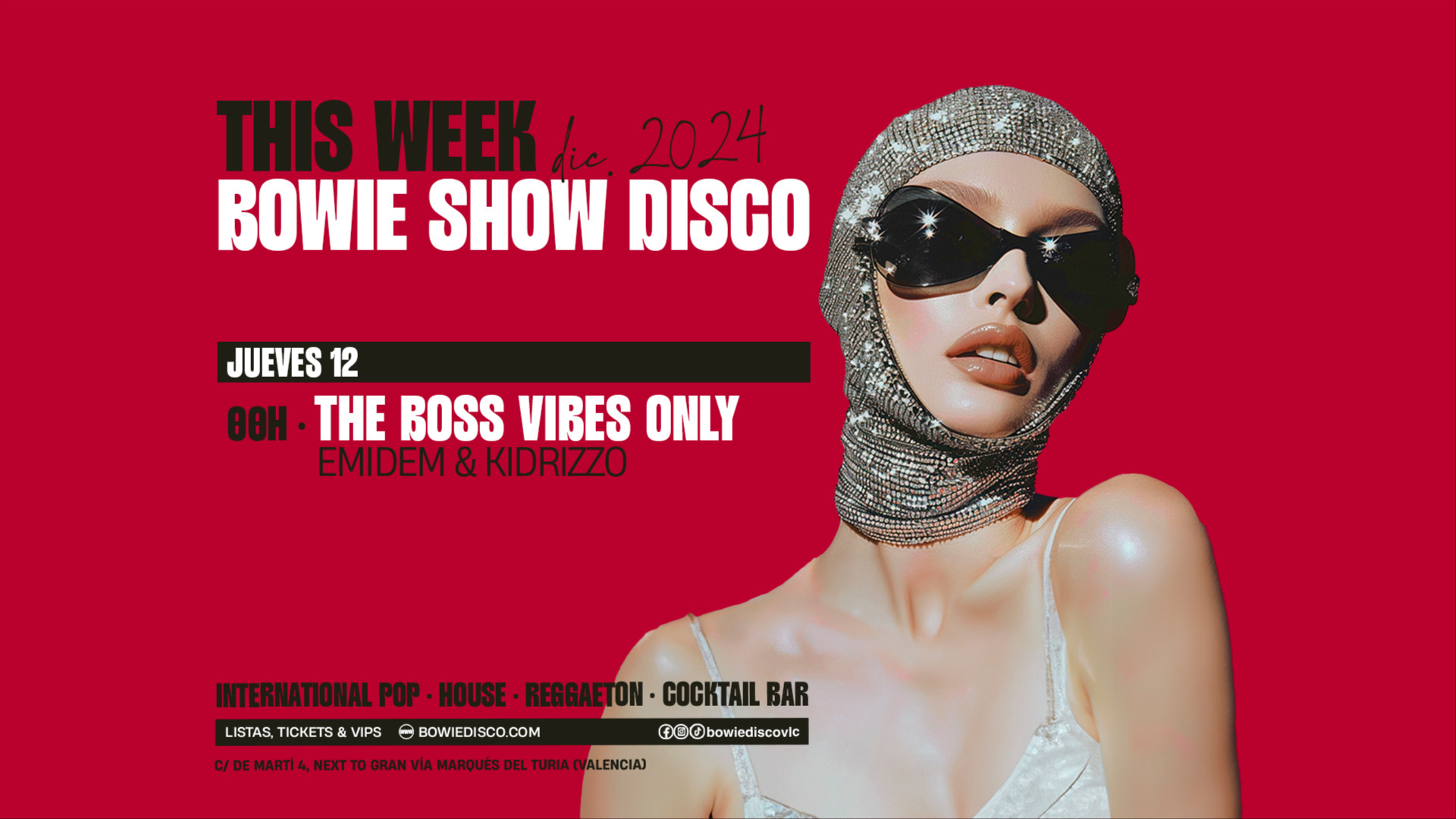 Bowie Show Disco - The Boss Vibes Only