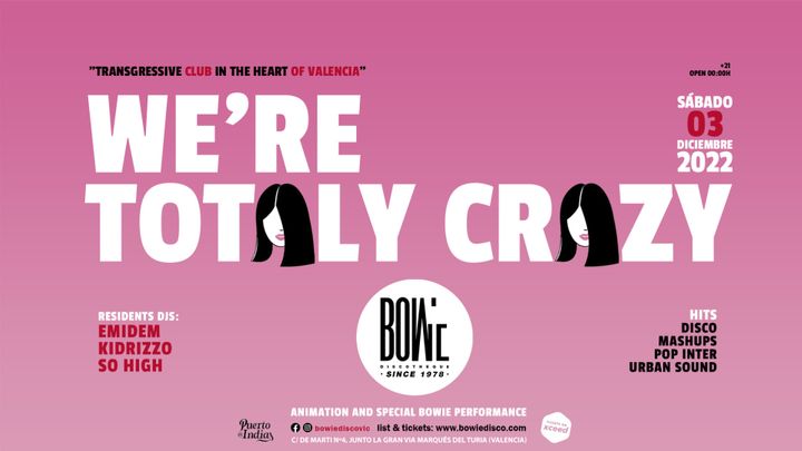 Cover for event: We're Totaly Crazy - Bowie Show 