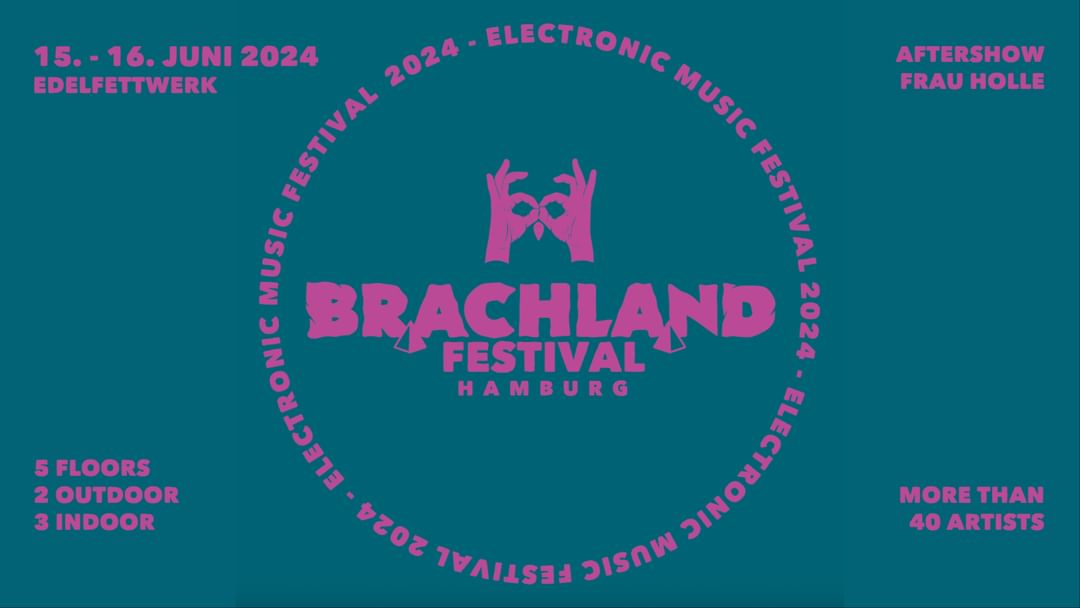 BRACHLAND FESTIVAL | 15.-16. JUNI 2024 | HAMBURG-Eventplakat