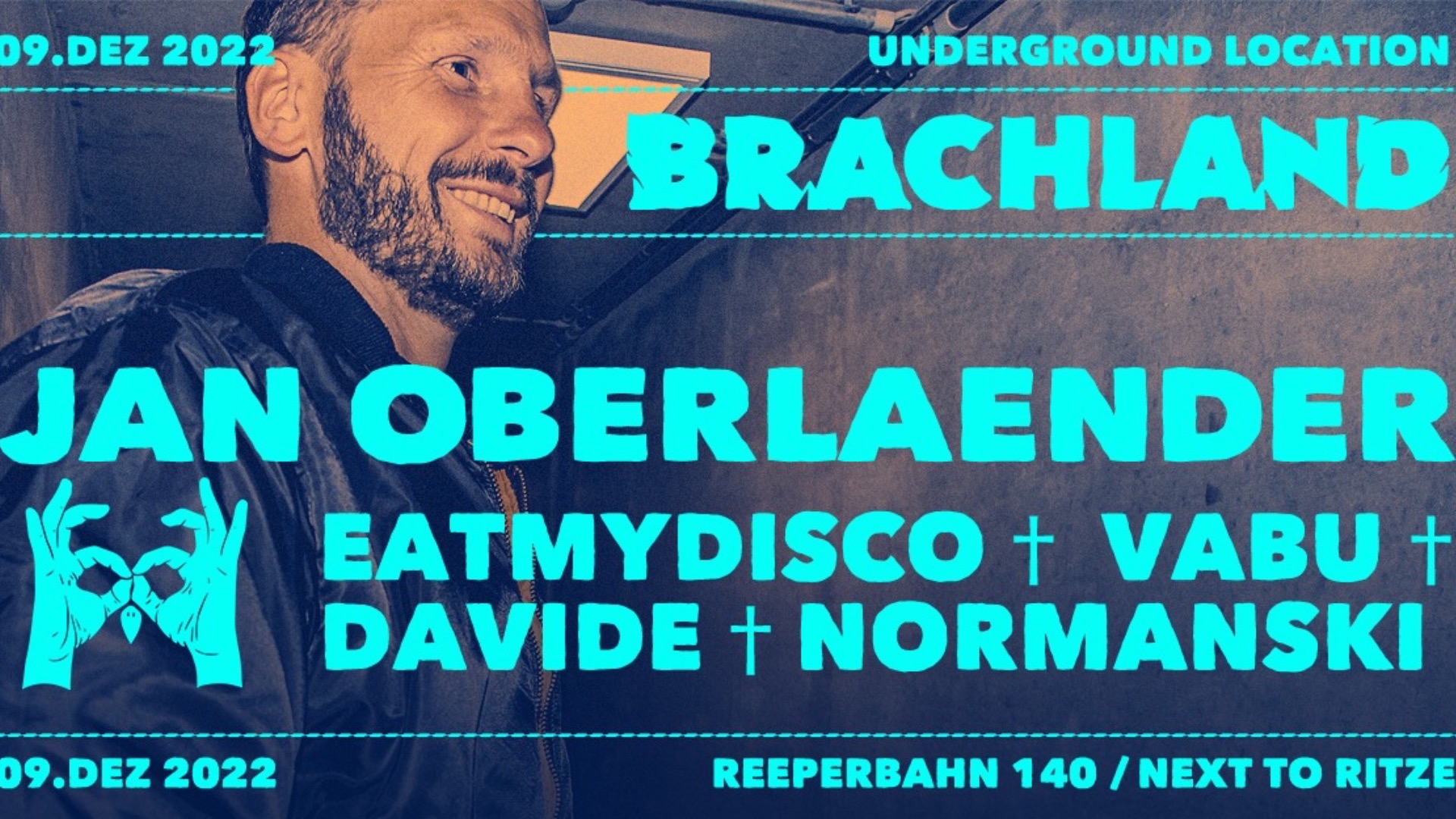 BRACHLAND Micro Rave w/ JAN OBERLAENDER, VABU, Normanski, Davide, Eatmydisco uvm. :: Freitag 09.12 image