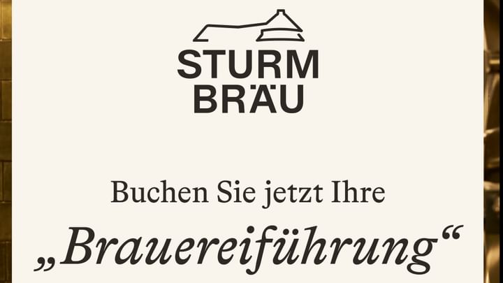 Cover for event: STURMHAUBE Brauerei-Tour 