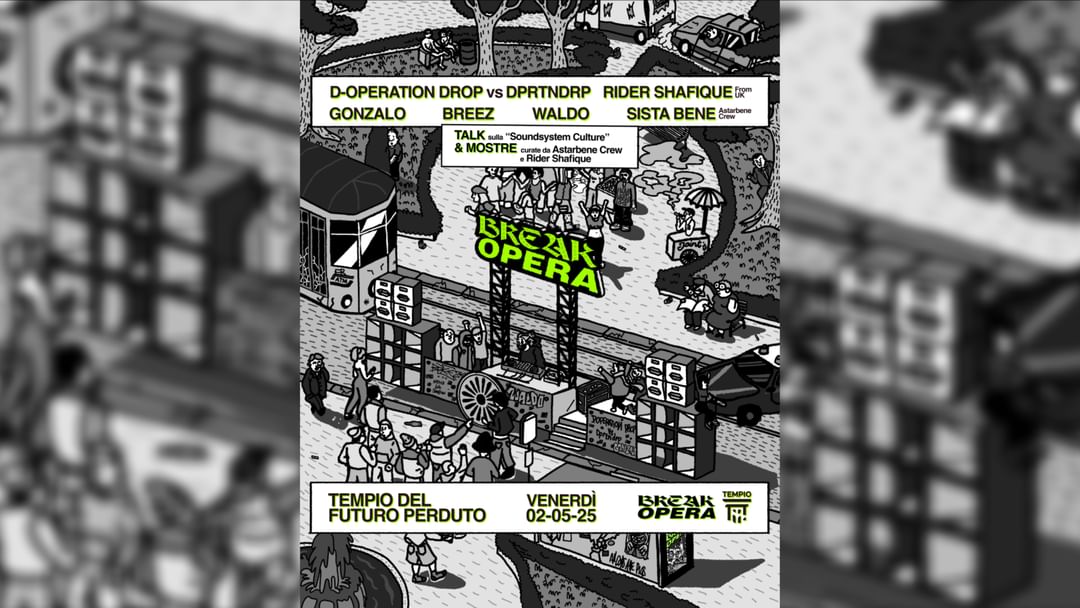 Capa do evento Break Opera: D-Operation Drop, Rider Shafique