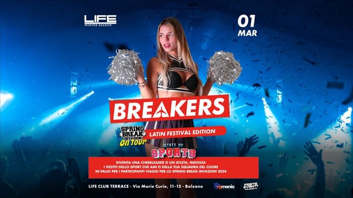 Cover for event: BREAKERS - Guest DJ Mr Scarybox