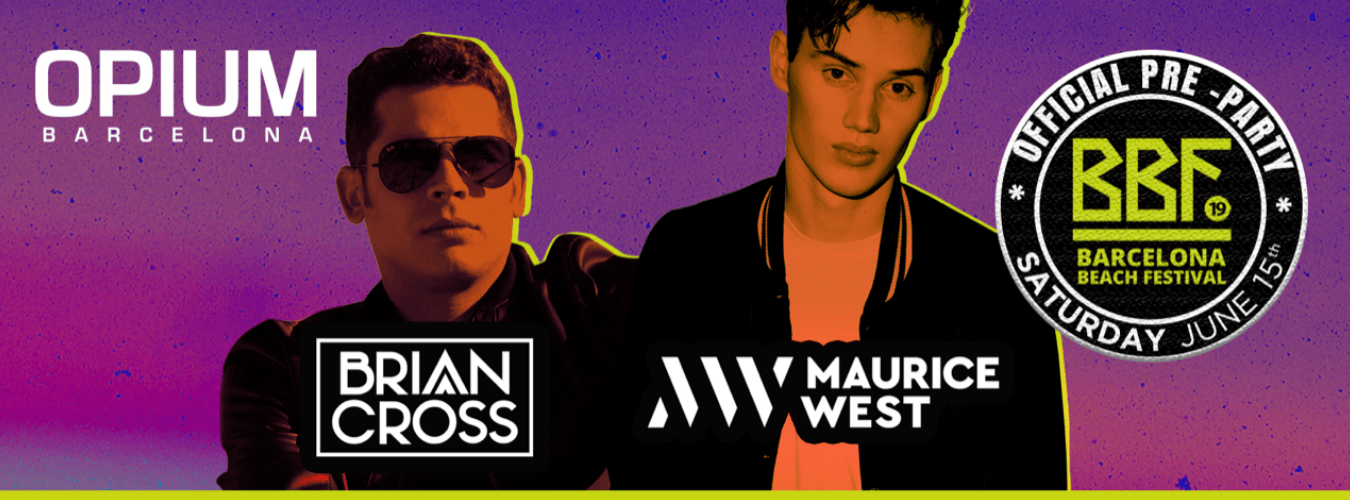 Brian Cross & Maurice West - BBF Barcelona Beach Festival Official Pre Party image