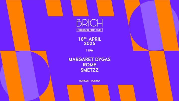 Cover for event: Brich pres.: Margaret Dygas, Rome, Smetzz