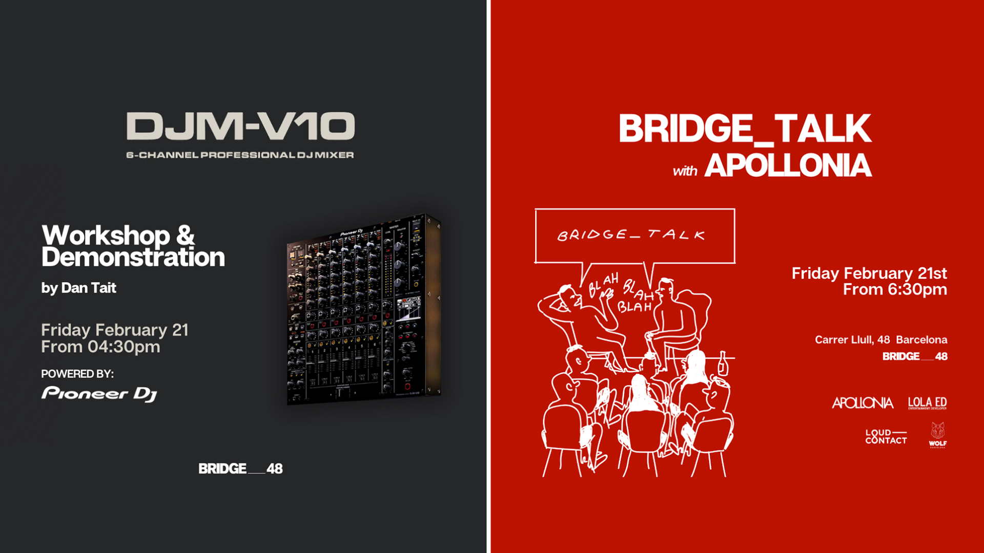 BRIDGE_TALK with Apollonia + DJM-V10 Workshop image