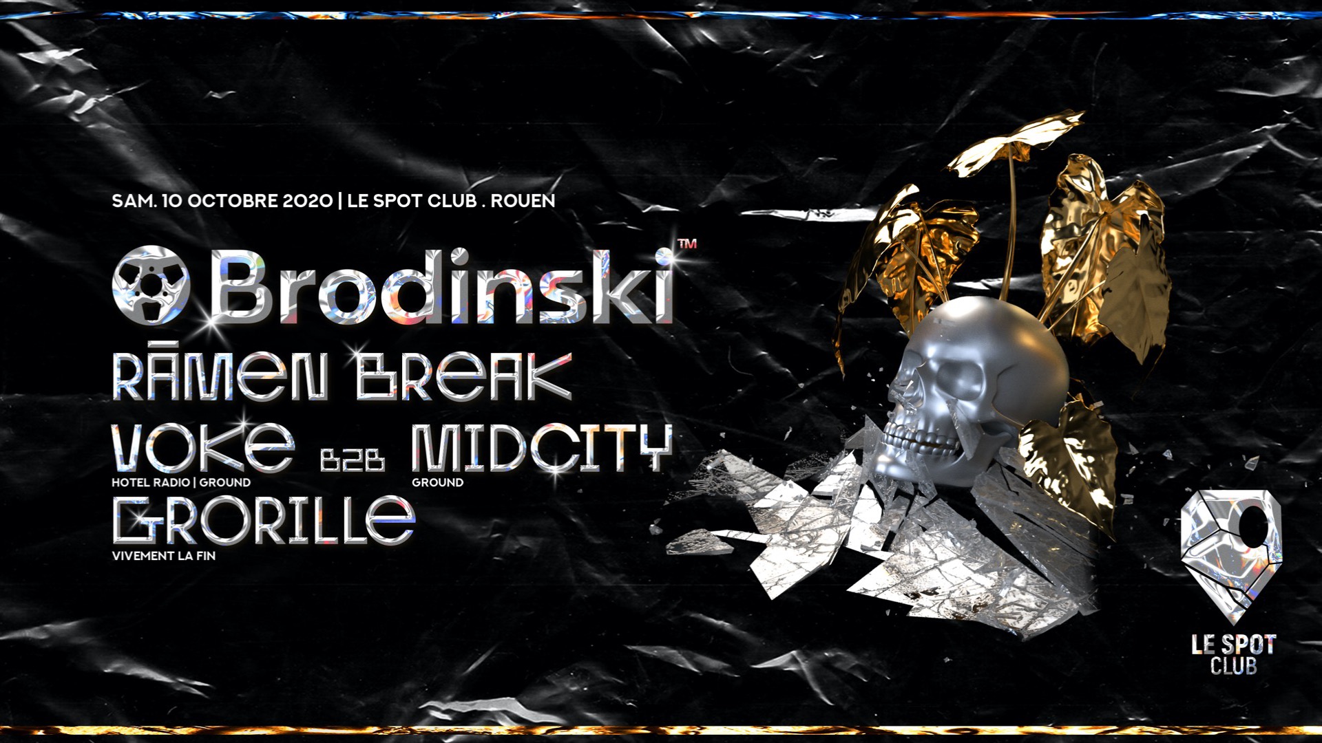 Brodinski @ Le Spot Club, ROUEN