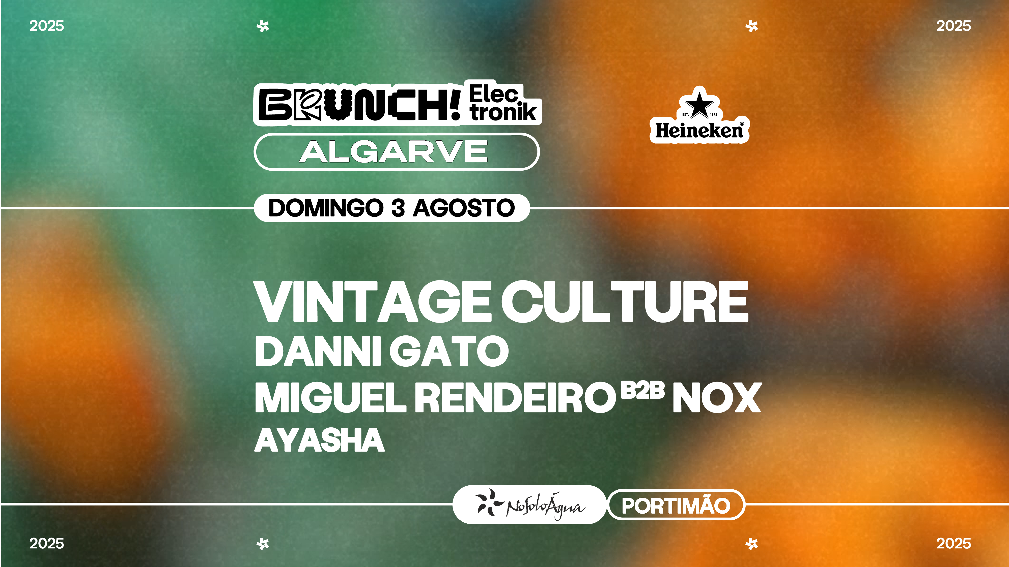 Brunch Electronik Algarve 2025: VINTAGE CULTURE, DANNI GATO, MIGUEL RENDEIRO b2b NOX, AYASHA image