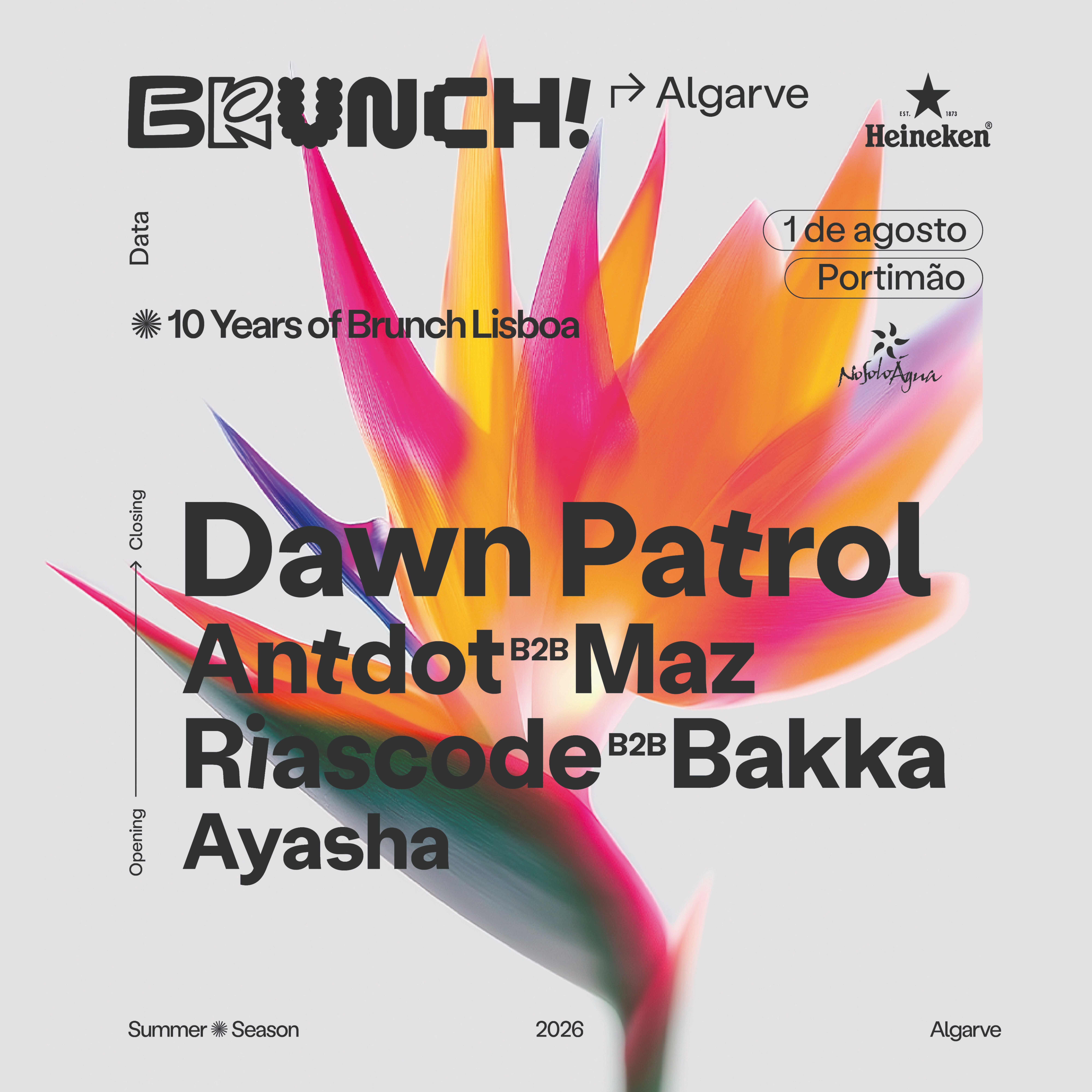 Brunch Electronik Algarve 2026 #1: DAWN PATROL, AYASHA image
