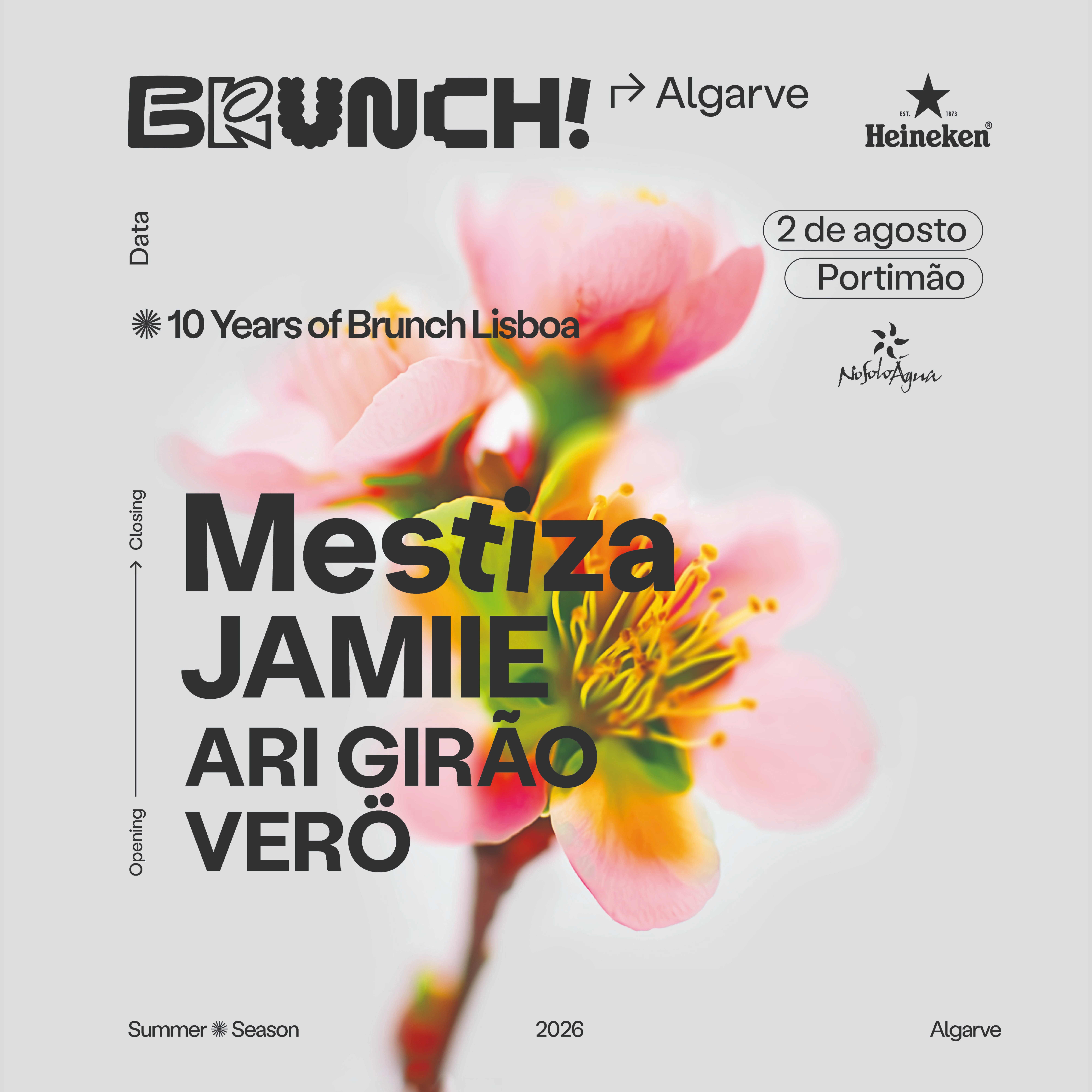 Brunch Electronik Algarve 2026 #2: Mestiza, JAMIIE, Ari Girão, VERÖ image