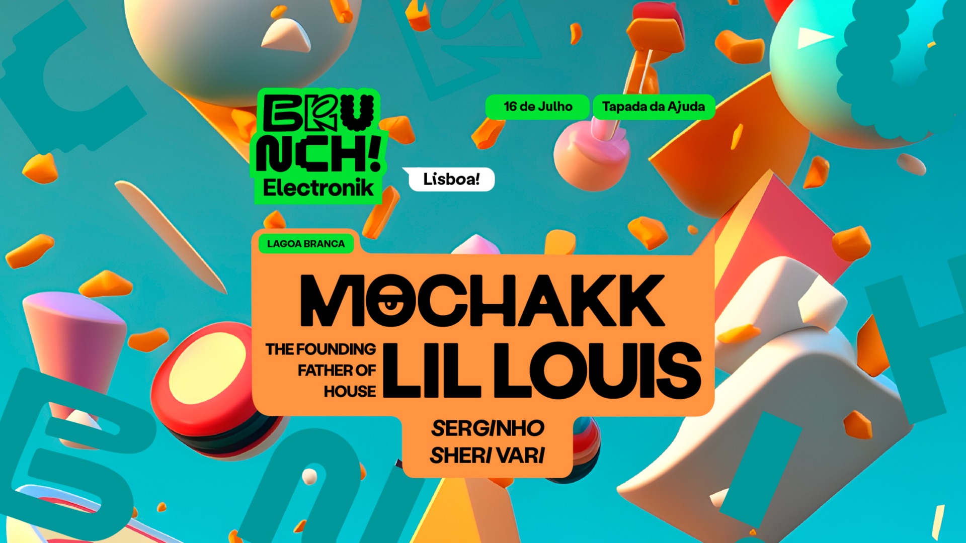 Brunch Electronik Lisboa #1: Mochakk, Lil Louis, Serginho e Sheri Vari