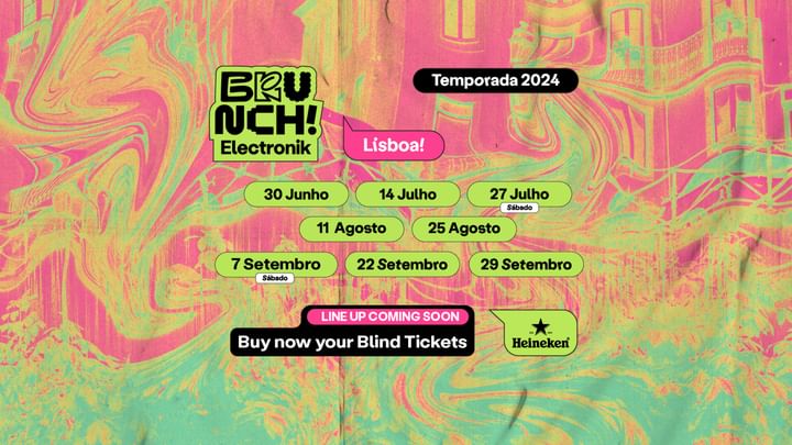 Cover for event: Brunch Electronik Lisboa 2024 - 11 de Agosto