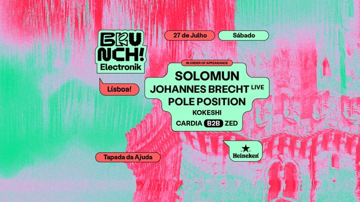 Cover for event: Brunch Electronik Lisboa 2024 - 27 de Julho