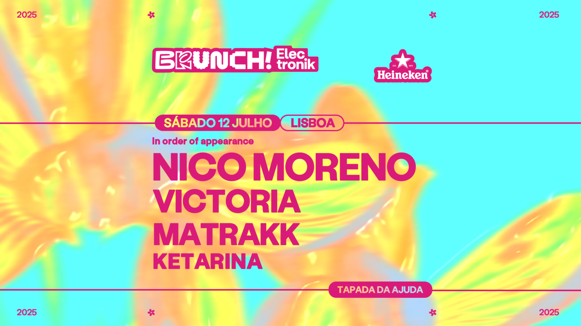 Brunch Electronik Lisboa 2025 #2: Nico Moreno, Victoria, MATRAKK, Ketarina
