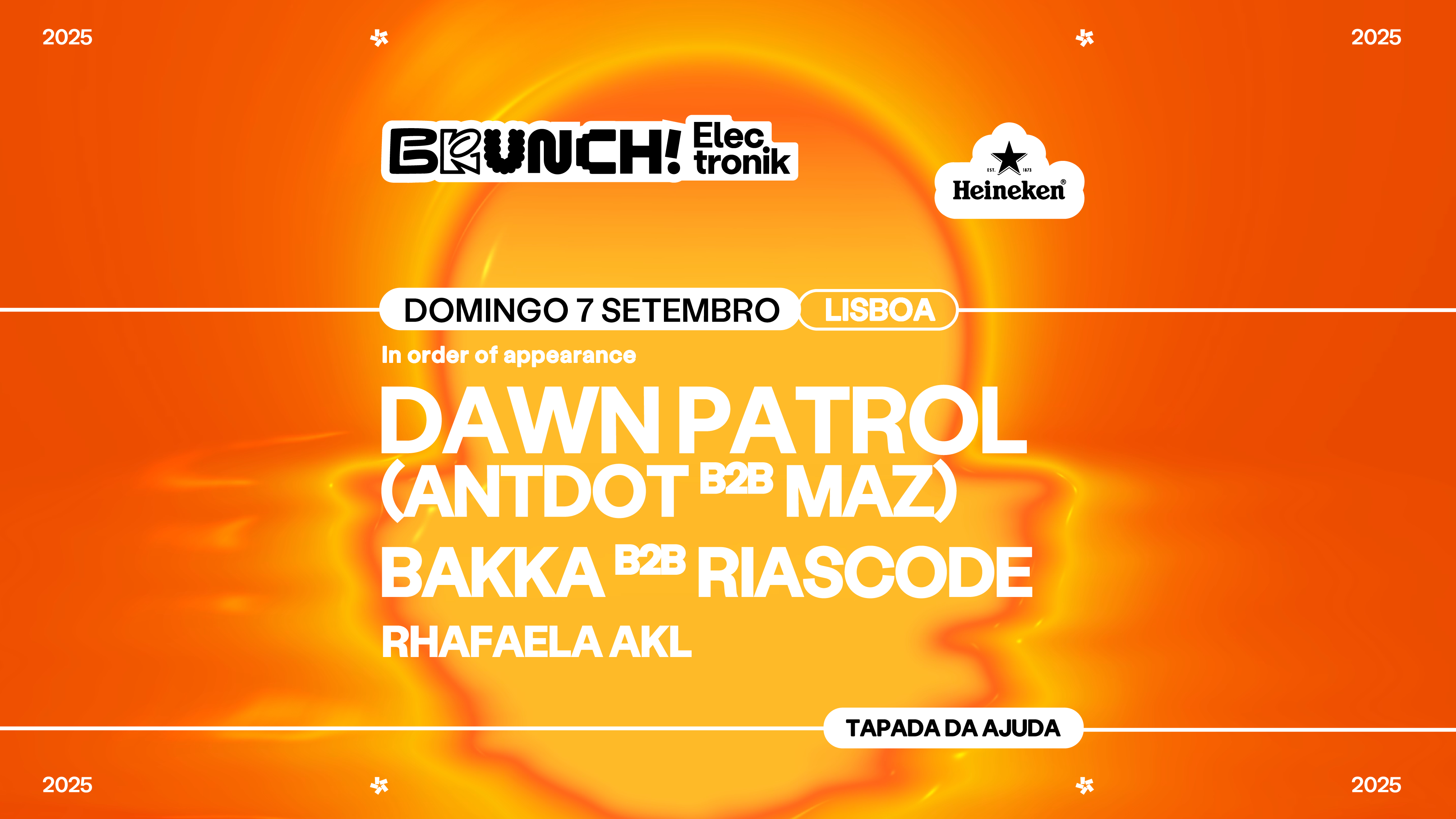 Brunch Electronik Lisboa 2025 #6: DAWN PATROL (ANTDOTb2bMAZ), BAKKA b2b RIASCODE image