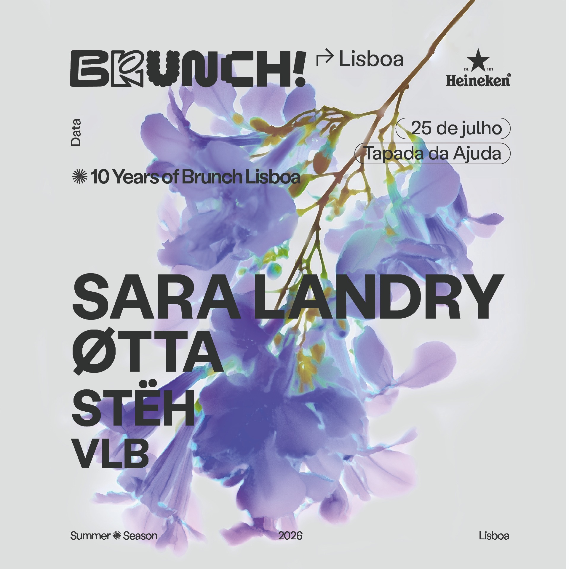 Brunch Electronik Lisboa 2026 #3: SARA LANDRY, ØTTA, STËH and VLB image