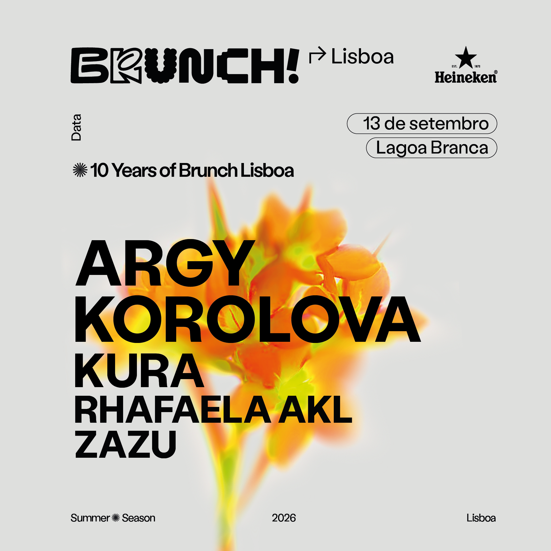 Brunch Electronik Lisboa 2026 #6: ARGY, KOROLOVA, KURA, Rhafaela AKL, ZAZU image