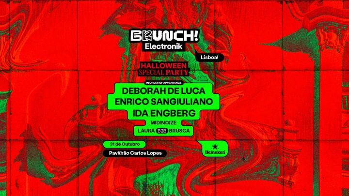 Cover for event: Brunch Electronik Lisboa Halloween Special Party 2024