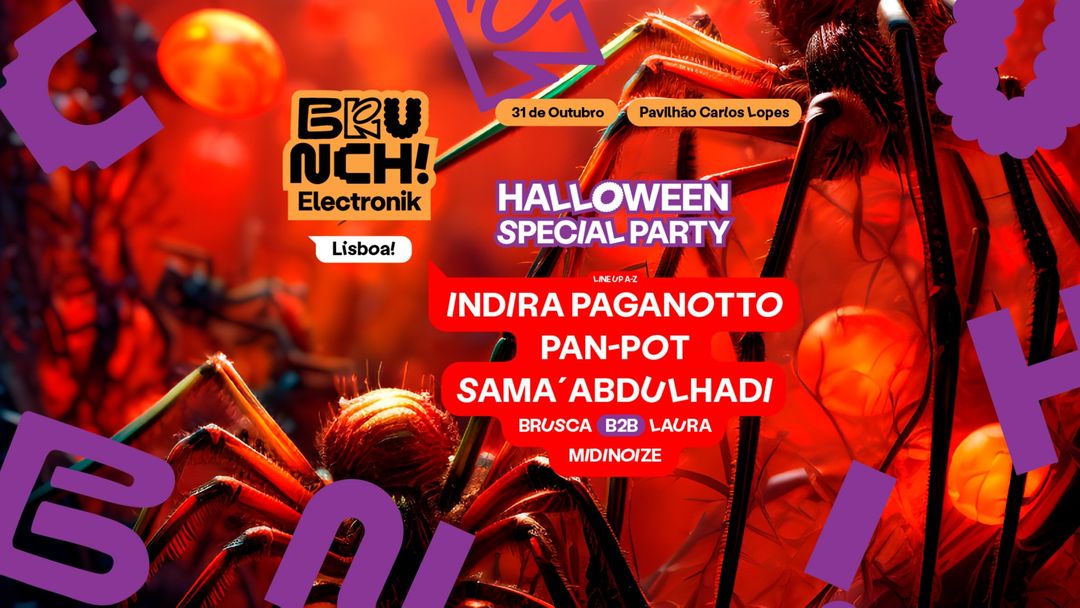 Copertina evento Brunch Electronik Lisboa Halloween Special Party 