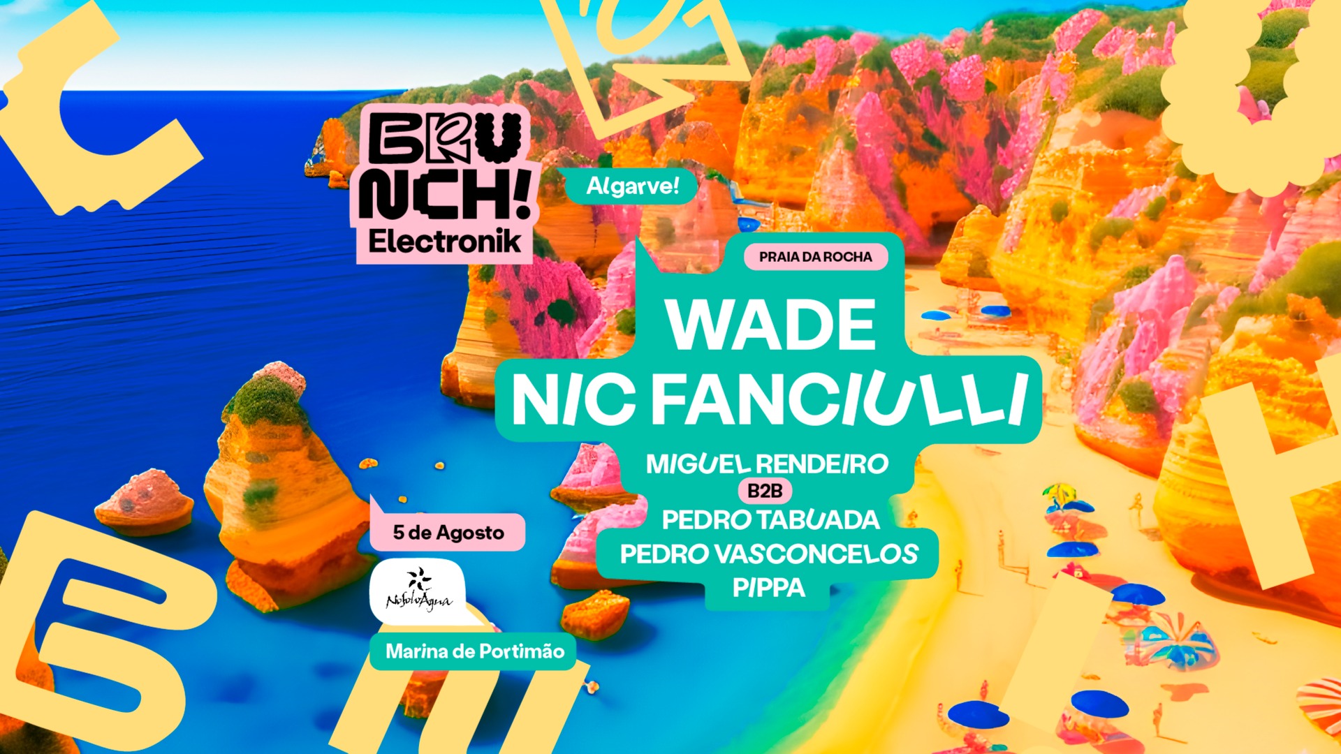 Brunch Electronik Portimão 2023: WADE, Nic Fanciulli e mais