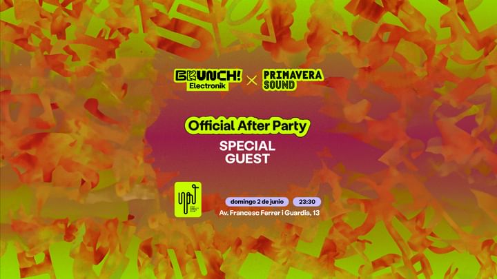 Cover for event: BRUNCH ELECTRONIK  x PRIMAVERA SOUND OFFICIAL AFTER PARTY