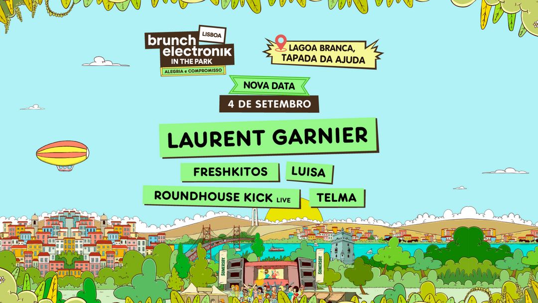 Cartel del evento Brunch -In The Park Lisboa #4: Laurent Garnier