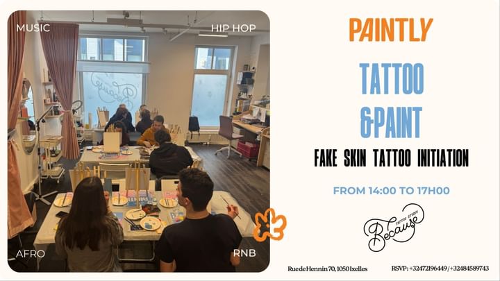Cover for event: Brussels - ( Fake Skin Tattoo Initiation ) Tattoo & Paint