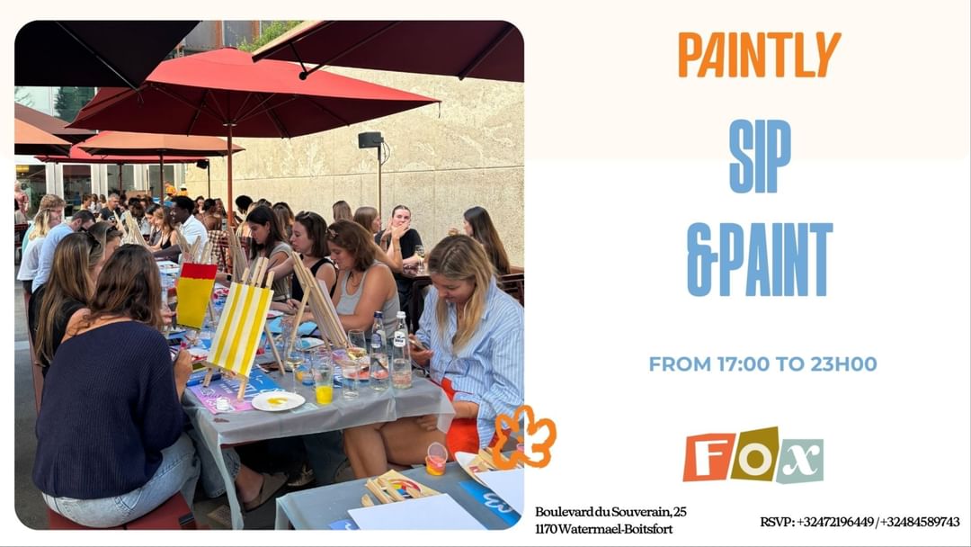 Copertina evento Brussels - Sip & Paint 