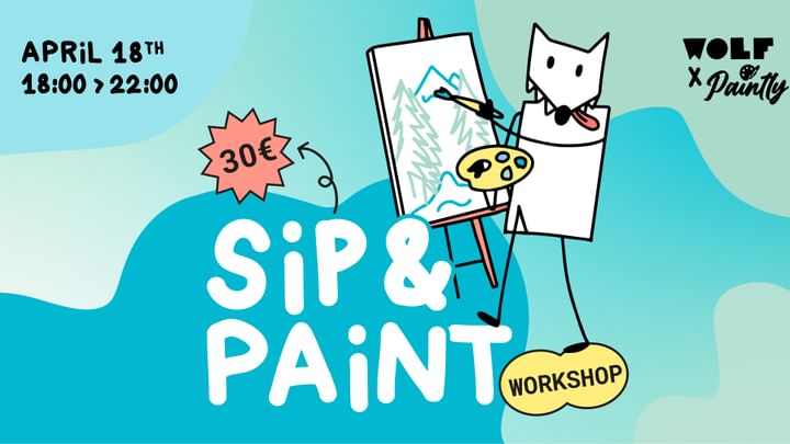 Cover for event: Brussels -Sip & Paint by Paintlybe