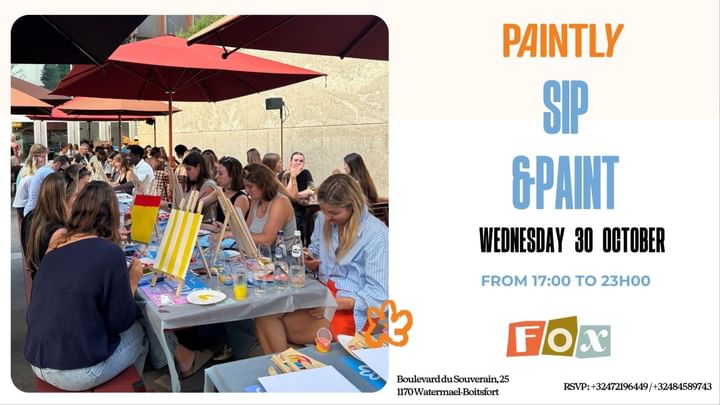 Cover for event: Brussels - Sip & Paint by the water 