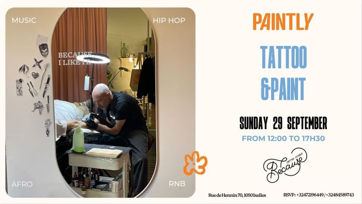 Cover for event: Brussels - ( Fake Skin Tattoo Initiation ) Tattoo & Paint