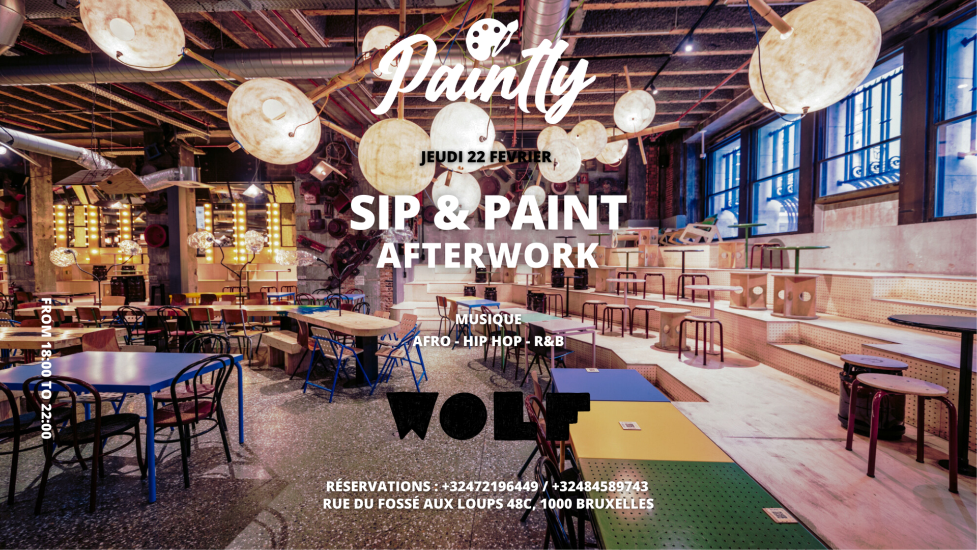 Bruxelles - 100th Sip & Paint by Paintlybe