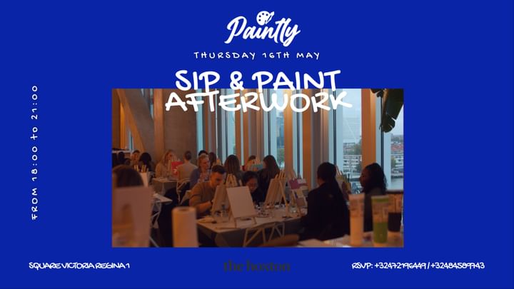 Cover for event: Bruxelles - Sip & Paint Afterwork