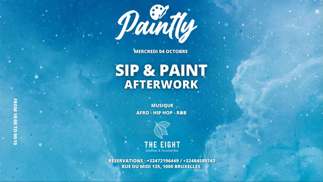 Capa do evento Bruxelles - Sip & Paint By Paintly
