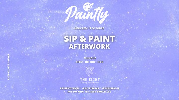 Cover for event: Bruxelles - Sip & Paint By Paintly