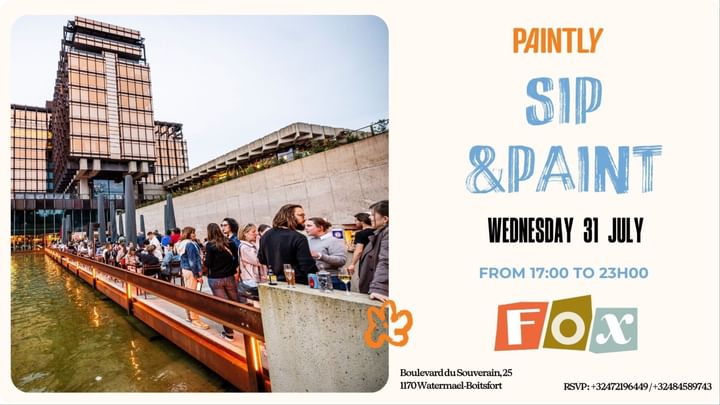 Cover for event: Brussels - Sip & Paint by the water 