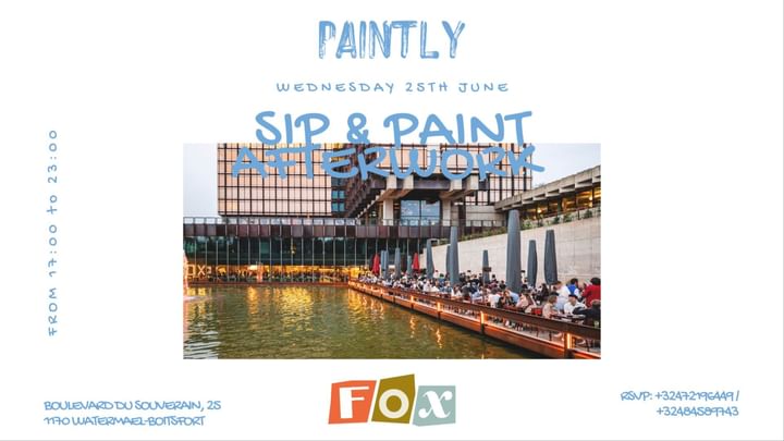 Cover for event: Bruxelles - Sip & Paint by the water 