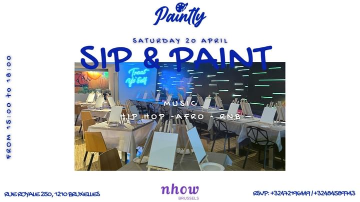Cover for event: Bruxelles - Sip & Paint - Kids Friendly
