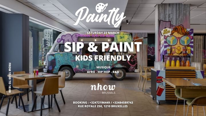 Cover for event: Bruxelles - Sip & Paint - Kids Friendly