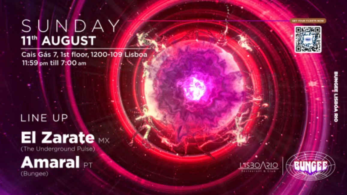 Bungee | EL ZARATE • AMARAL | SUN 11 AGO image