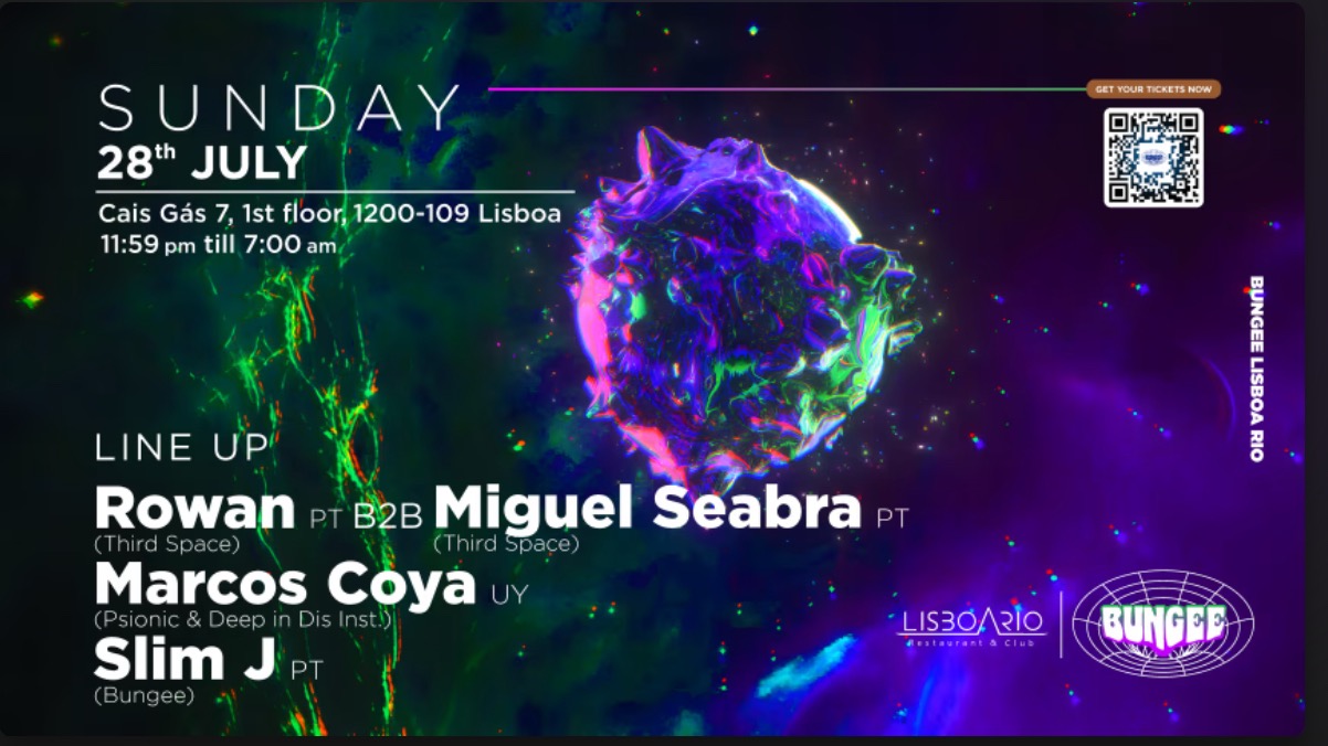 Bungee | MARCOS COYA • ROWAN • MIGUEL SEABRA  |SUN 28 JUL image