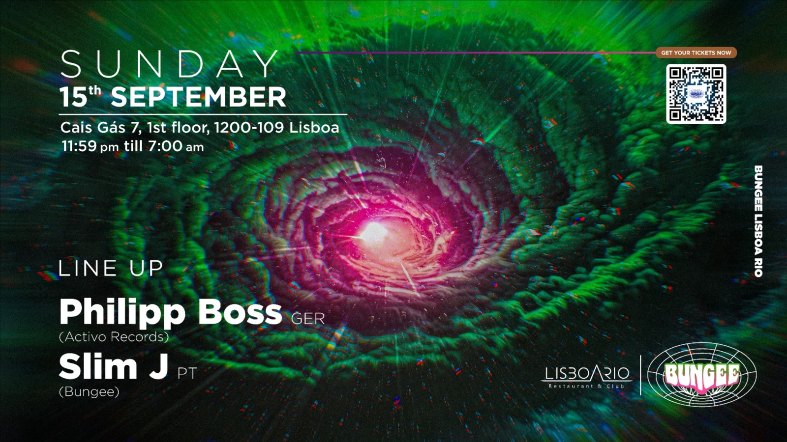 Bungee | PHILIPP BOSS • SLIM J •  | SUNDAY 15 SEP image