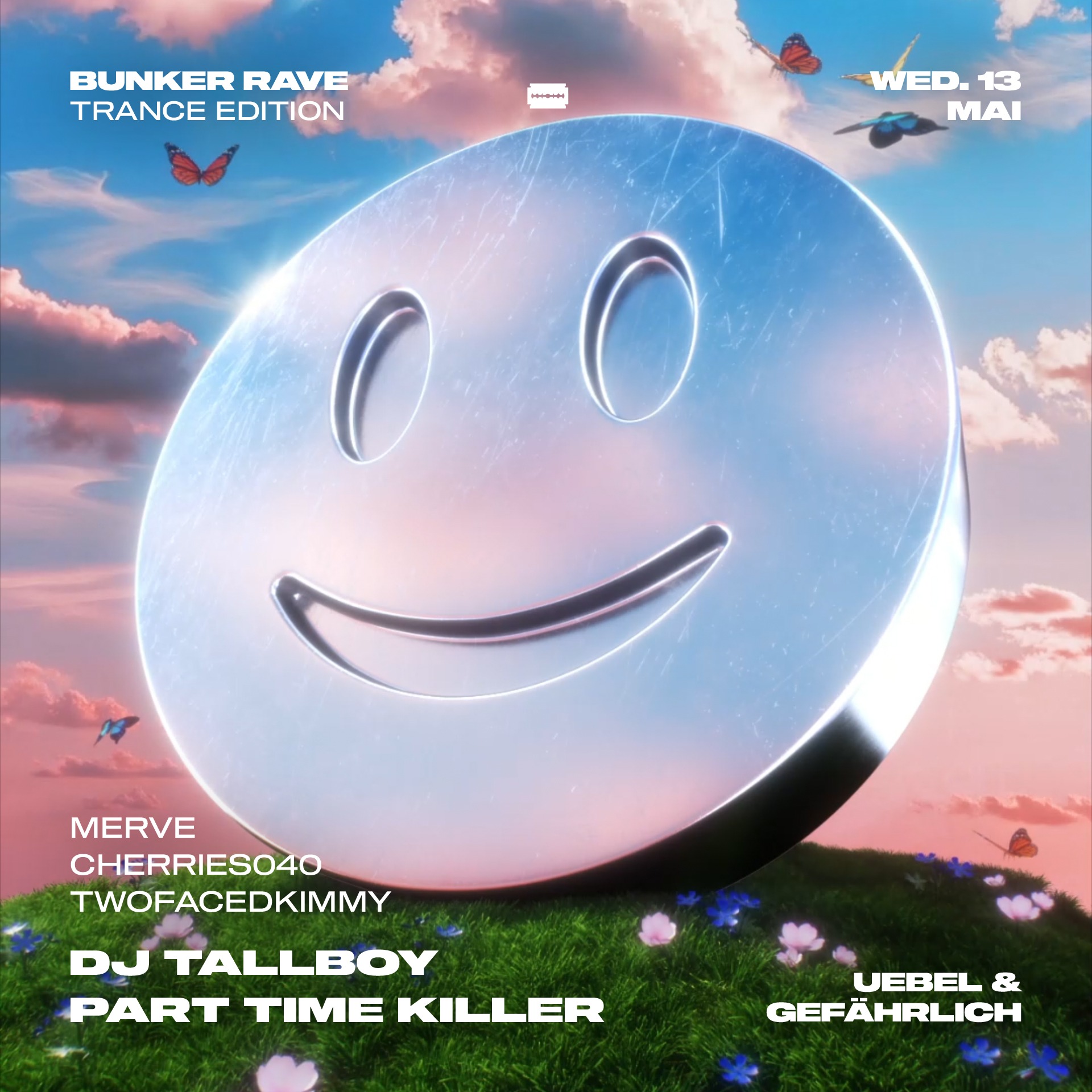 BUNKER RAVE TRANCE EDITION  w/ Part Time Killer, Dj Tallboy and more - Techno Party in Hamburg